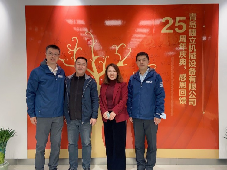 坦能集團(tuán)中國區(qū)總經(jīng)理走訪青島捷立機(jī)械：共謀發(fā)展，共創(chuàng)輝煌