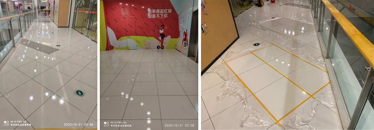 瓷磚抗污防護(hù)煥新施工成果